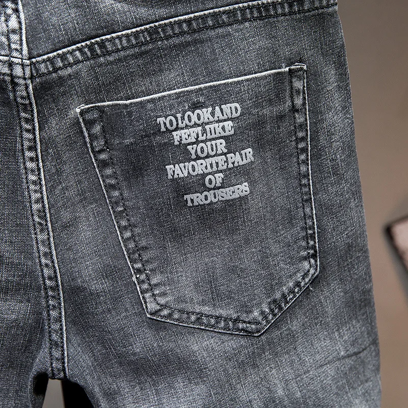 

2021 Summer Men's Clothing Denim Korean Version Meth Trend Simple Five-Point Pants Casual Straight Loose Thin Section Shorts