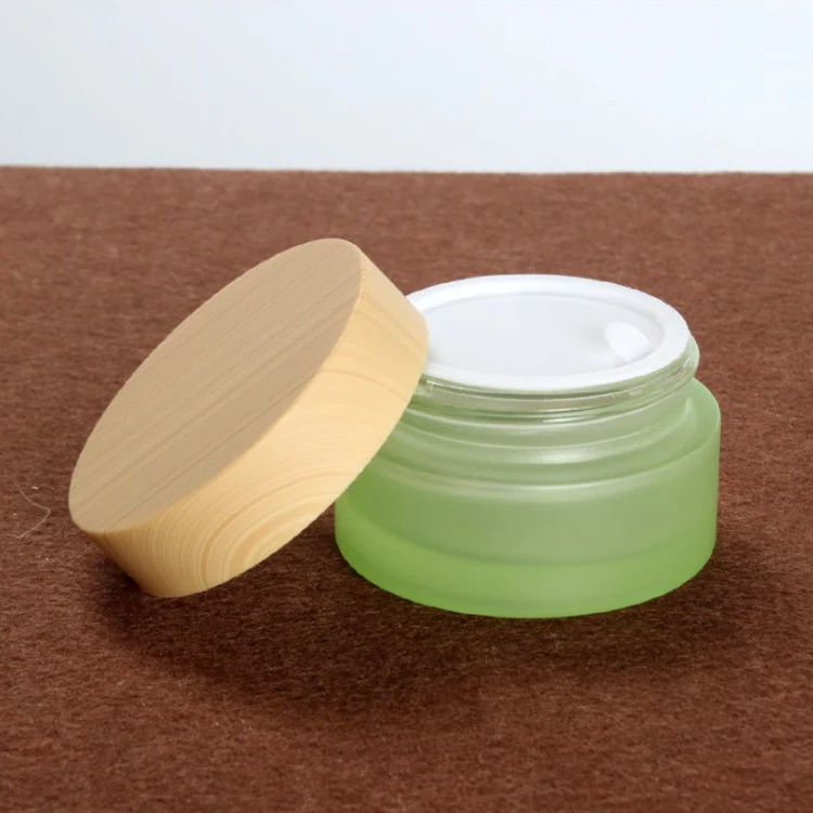 30G High Grade Wood Grain Cover Green Empty Packing Portable Small Cream Bottle Eye 10pcs/lot | Красота и здоровье