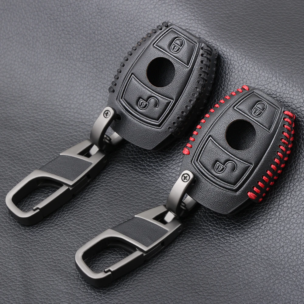 Модный защитный чехол из натуральной кожи для автомобильного ключа Mercedes benz A B R G
