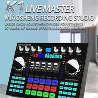 professional computer live microphone sound card equipment audio mixer sound board plug and play game dj live broadcast
