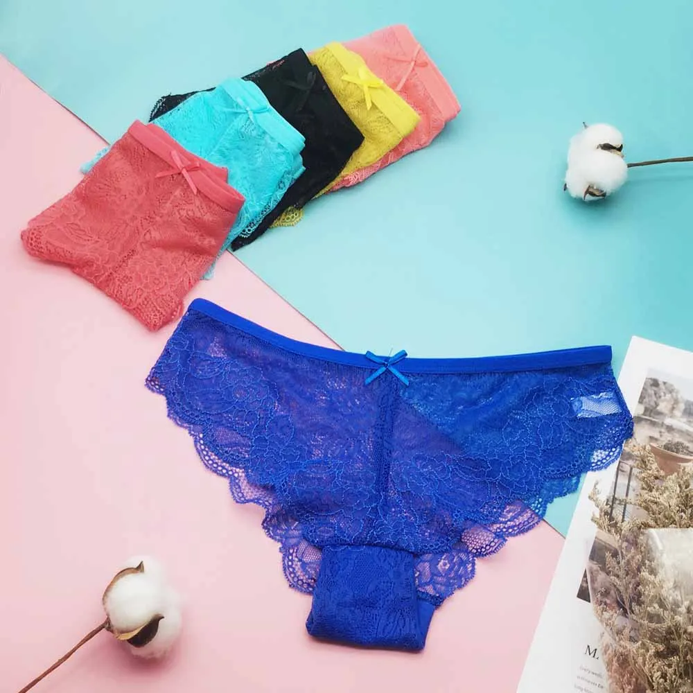 6 шт./лот Лидер продаж 2021 женские прозрачные трусики для женщин сексуальные