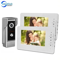 anjielosmart 7tft color wired video door phone intercom system for home indoor monitor 700tvl outdoor camera ir night vision