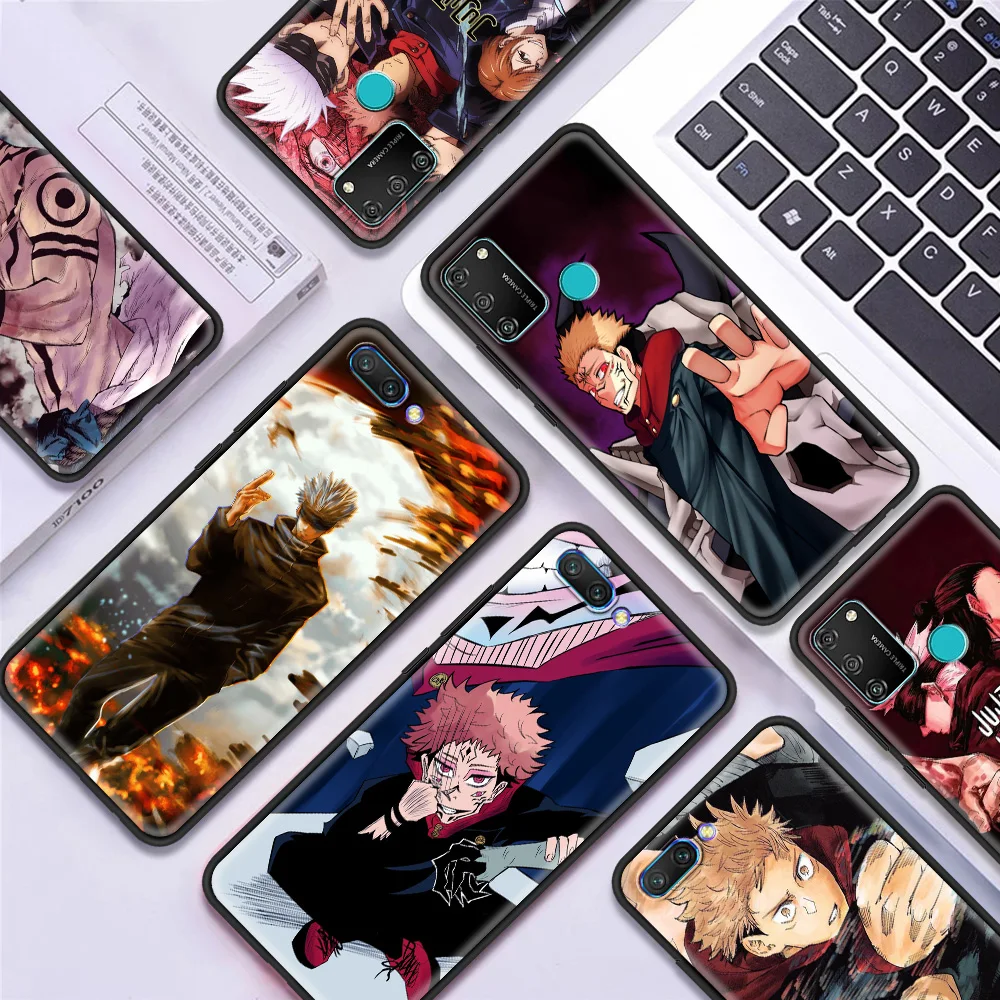 

Jujutsu Kaisen Silicone Soft Case For Honor 8X 9X 10 Lite 20 30 Pro 20e 20S(6.15) 30i Play 9A Luxury Phone Coque Shell