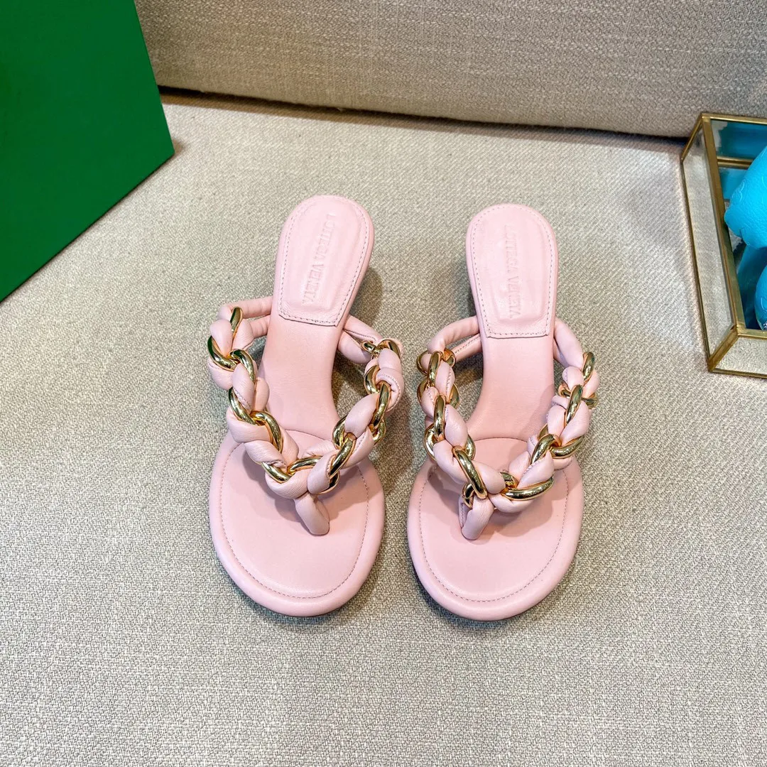 

Correct logo 2021 new simple fashion sexy comfort women's low heel sandals high version full package