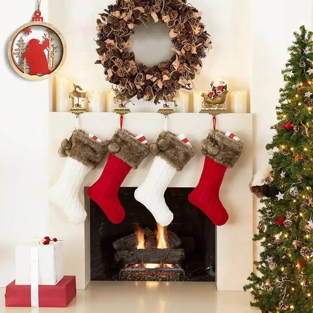 Деревянная 3D подвеска в форме лампы украшение для дома рождественской елки 2019 |