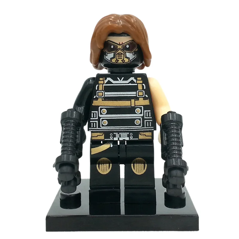 XH039 x 50pcs Одноместные оптом, 50 шт в наборе, ухода за кожей Super Hero рисунок Росомаха, Тор Локи Железный человек фильма «Дэдпул»; рубашки стрелка блоки "бетмен", строительные блоки, игрушки - Цвет: XH039 x 50pcs