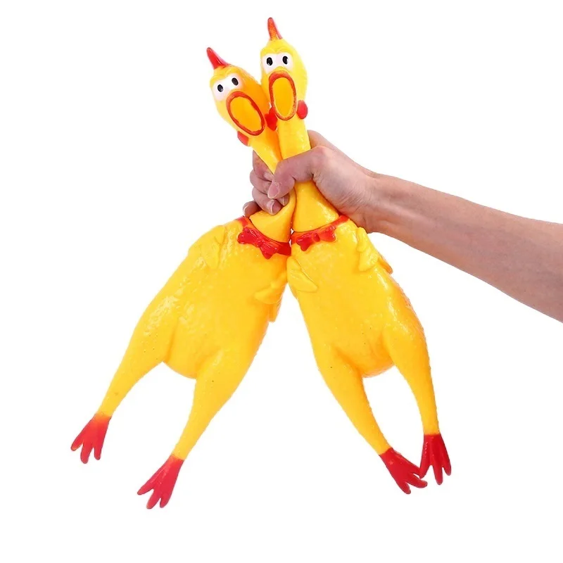 

Screaming Chicken Squeeze Sound Toy Pets Toy Product Dog Toys Shrilling Decompression Tool Funny Gadgets