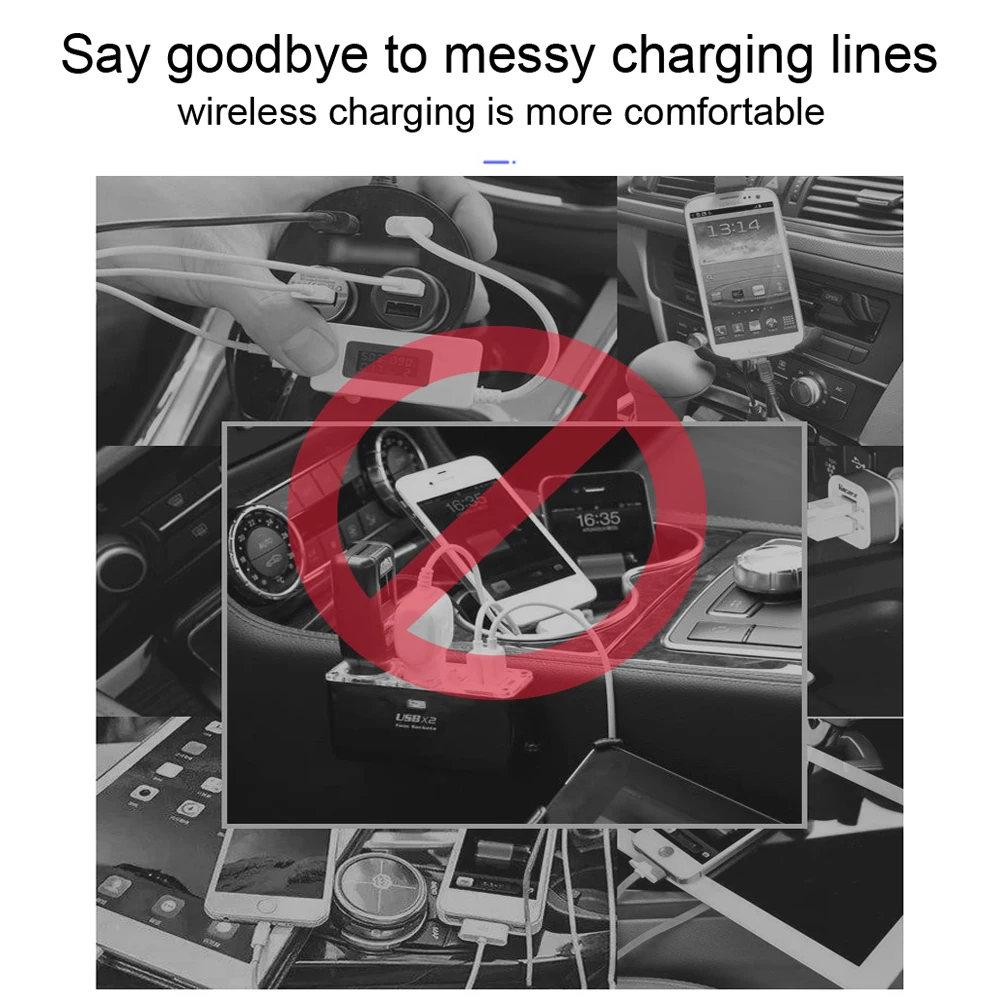 Автомобильное беспроводное зарядное устройство Aotsr для Range Rover Evoque Sport 2017