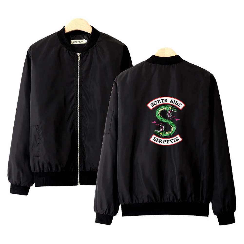 jacket 1 Для женщин змея куртка ривердейл Толстовка Southside ривердейл свитер ривердейл пуховик Бейсбол форменная куртка - Цвет: jacket 1