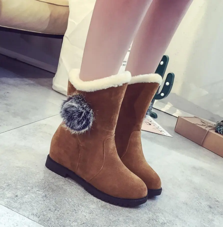 Женские ботинки на пуху зимние водонепроницаемые ботинки-мартинсы Теплые