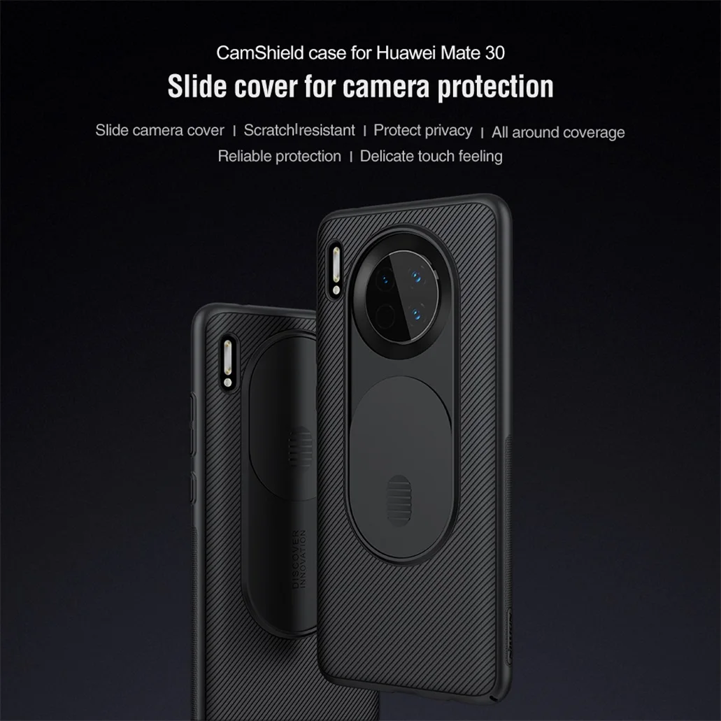 Для huawei mate 30 Pro 5G чехол NILLKIN CamShield чехол слайд-камера защита конфиденциальности Классическая задняя крышка для huawei mate 30
