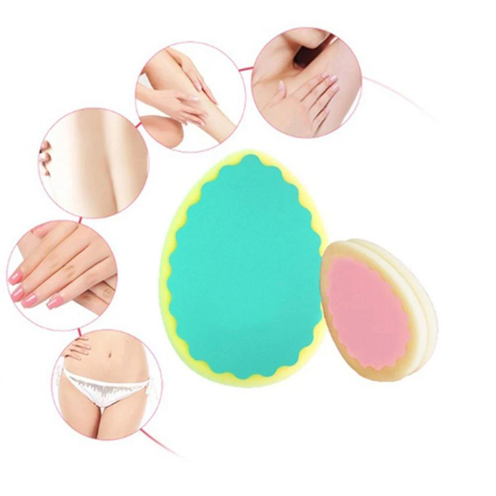 

New 3 Shapes Painless Women Hair Removal Sponge Soft Cute Depilation Tools Beauty Ladies Lovely Skin Care Sponges Effective