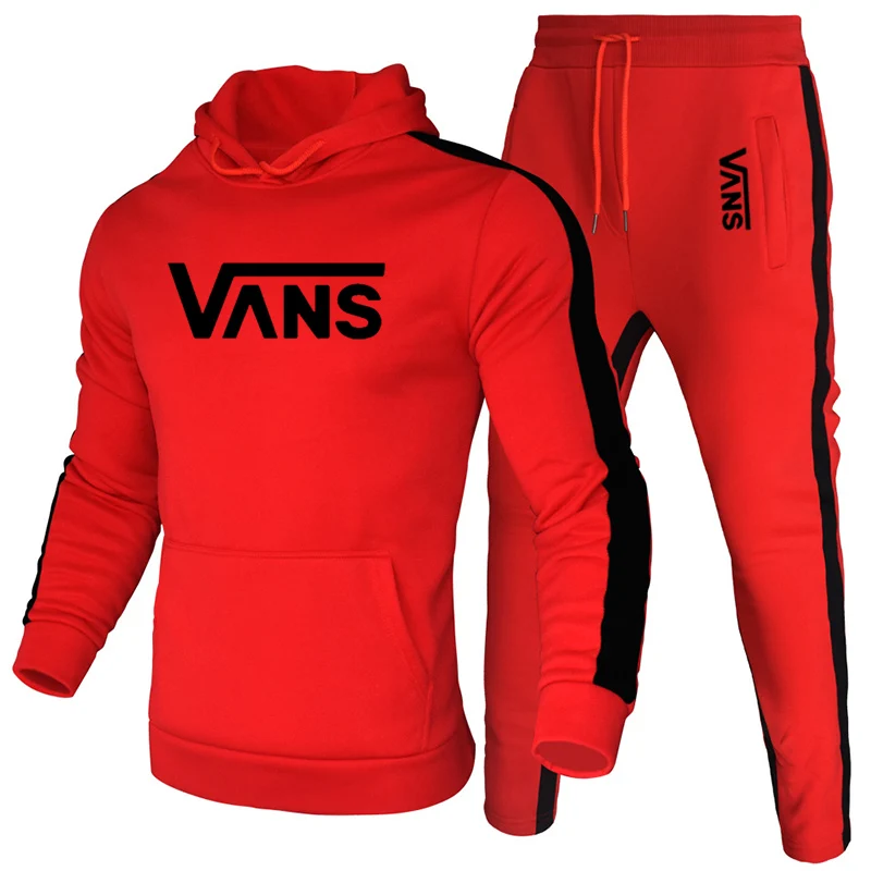

2021 new spring men's jacket sweatshirt hoodie + pants two pieces of casual sportswear men's sports brand casual gym suit