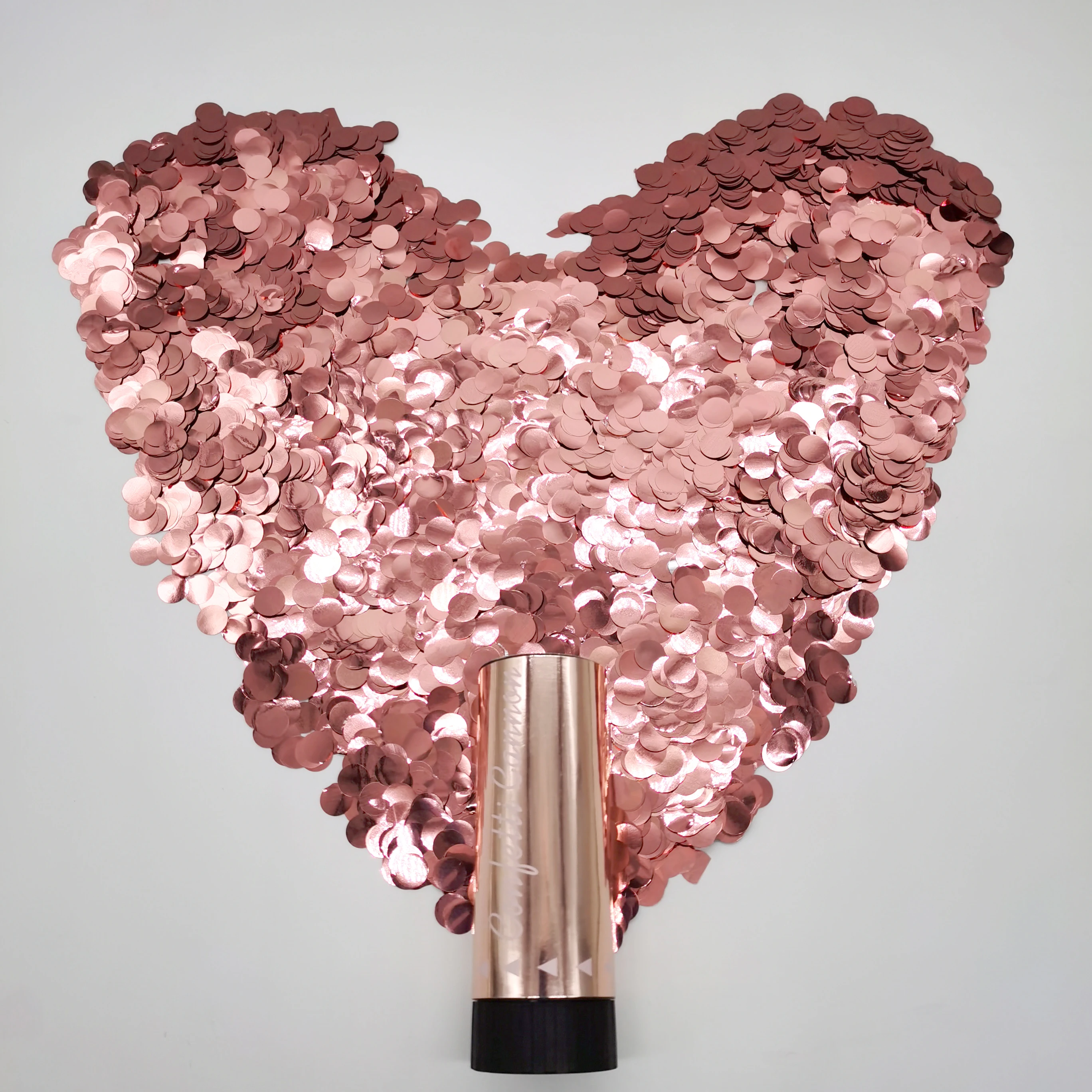 

50pcs Metallic Rose Gold Confetti Party Popper Cannons Handheld Fireworks Wedding Party Christmas Birthday New Year Celebration