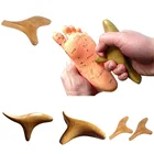 Камфары древесины с тригонометрическими фигурами, инструмент для массажа тела Рефлексология ног Acupuncturethai массажер бар лимфатической доска гуаша здравоохранения