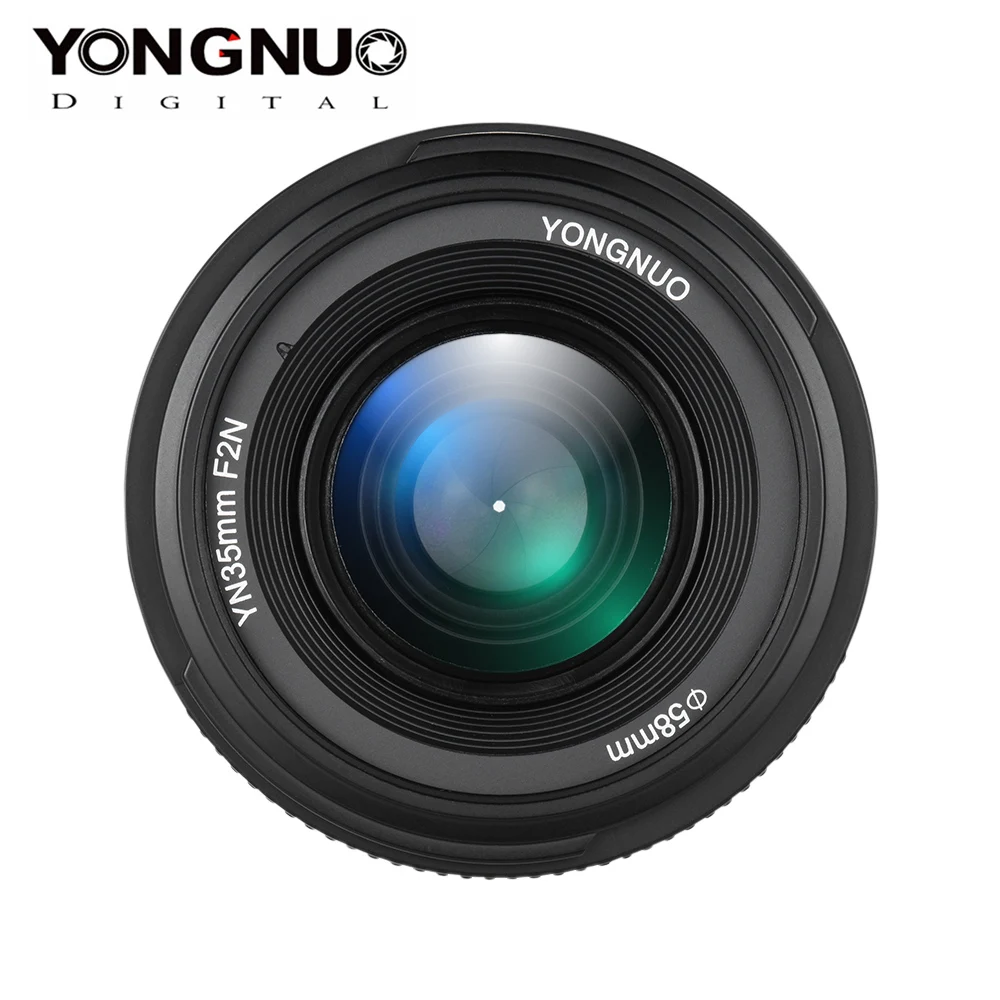 YONGNUO YN35mm F2.0 F2N Lens YN35mm AF/MF Focus Lens for Nikon F Mount D7100 D3200 D3300 D3100 D5100 D90 DSLR Camera YN35mm Lens