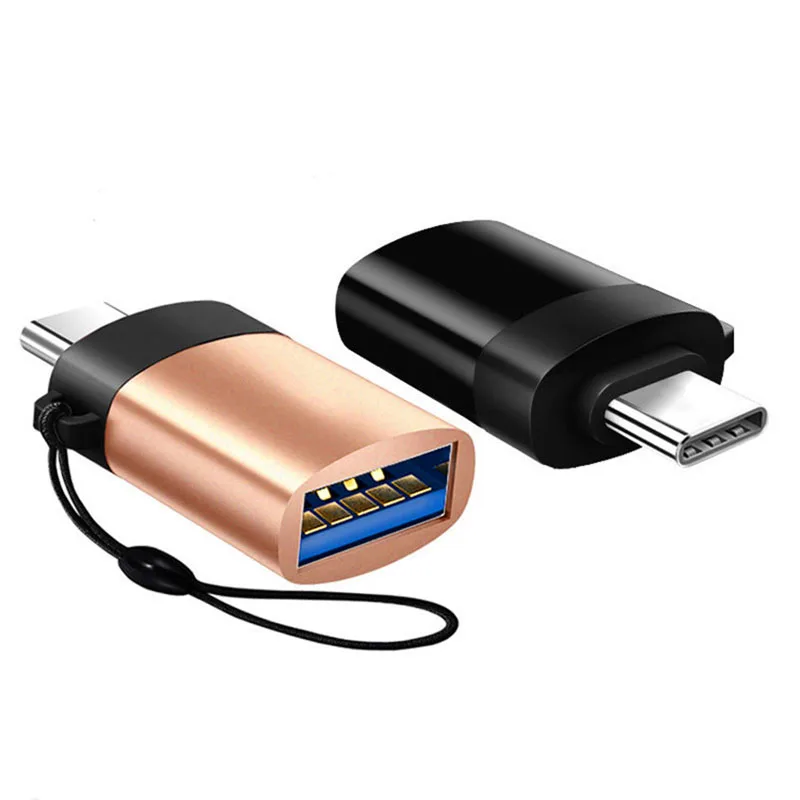 Новинка USB C 3 1 Type Male к 0 Female Data адаптер конвертера OTG адаптеры для мобильных