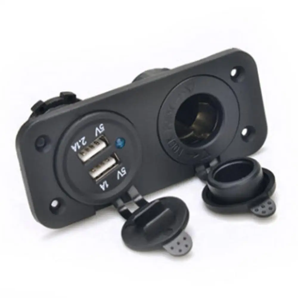 Разветвитель автомобильного прикуривателя с двумя USB-портами 12 В | Автомобили и