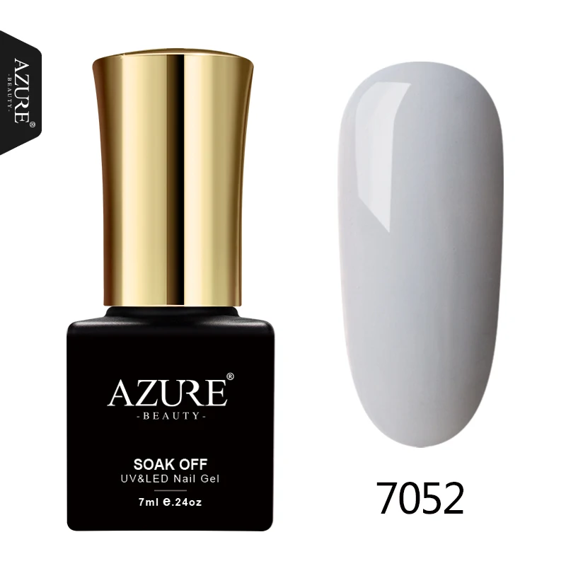 7052 AZURE BEAUTY 7 мл Гель-лак для ногтей Лидер продаж Лаки полуперманентный Гель-лак для ногтей DIY Дизайн ногтей салонный Гель-лак для ногтей - Цвет: 7052