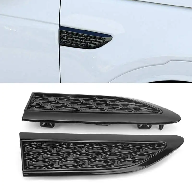 

Крышка автомобиля, Боковая Крышка вентиляционного отверстия автомобиля, отделка крышки пианино, черная, подходит для Land Rover Discovery Sport 2015-2021, а...