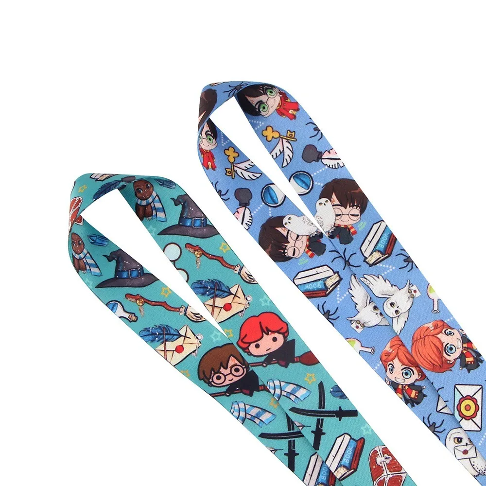 Шнурок для ключей от телефона H. Поттера полноцветный держатель значков с