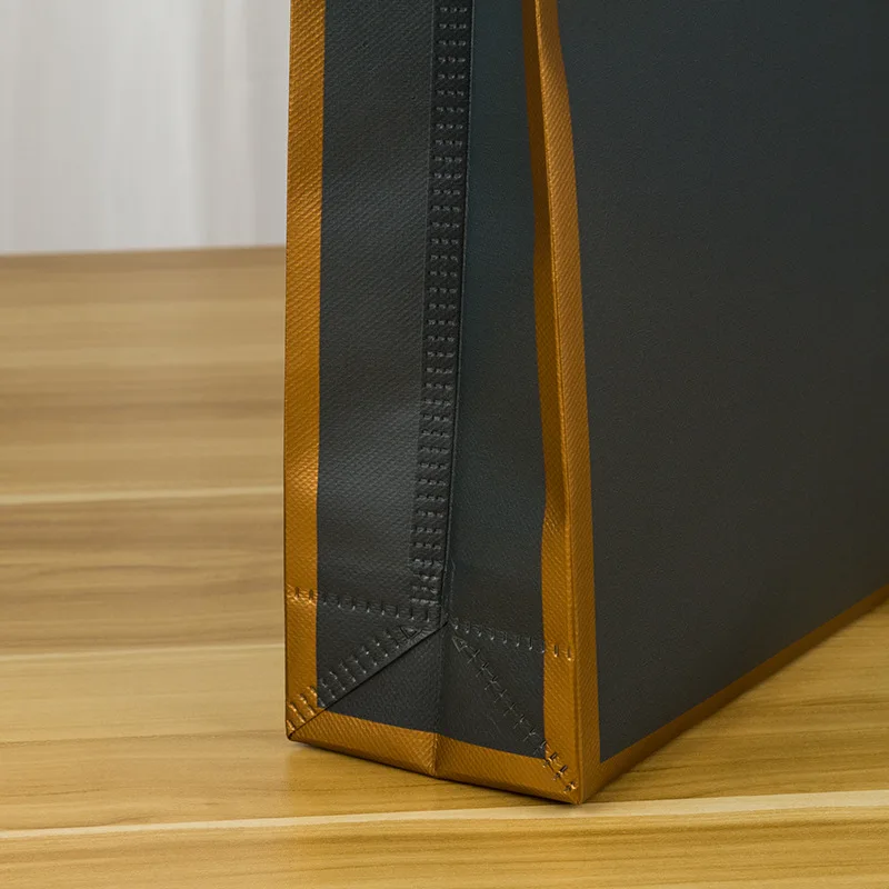 

Film Coated Storage Eco -friendly Grocery Bag Household Reusable Shopping Bag Waterproof Non-woven Fabric Folding Bag