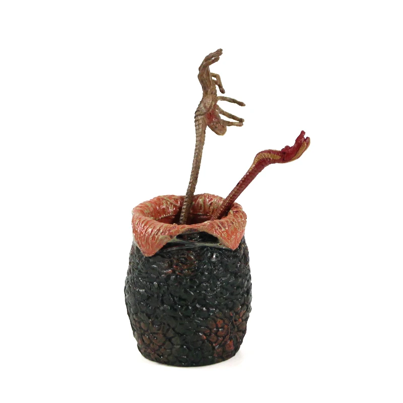 

23cm NECA Aliens Brown Warrior Blue Warrior with Insect Egg Statue PVC Action Figure Model Toys
