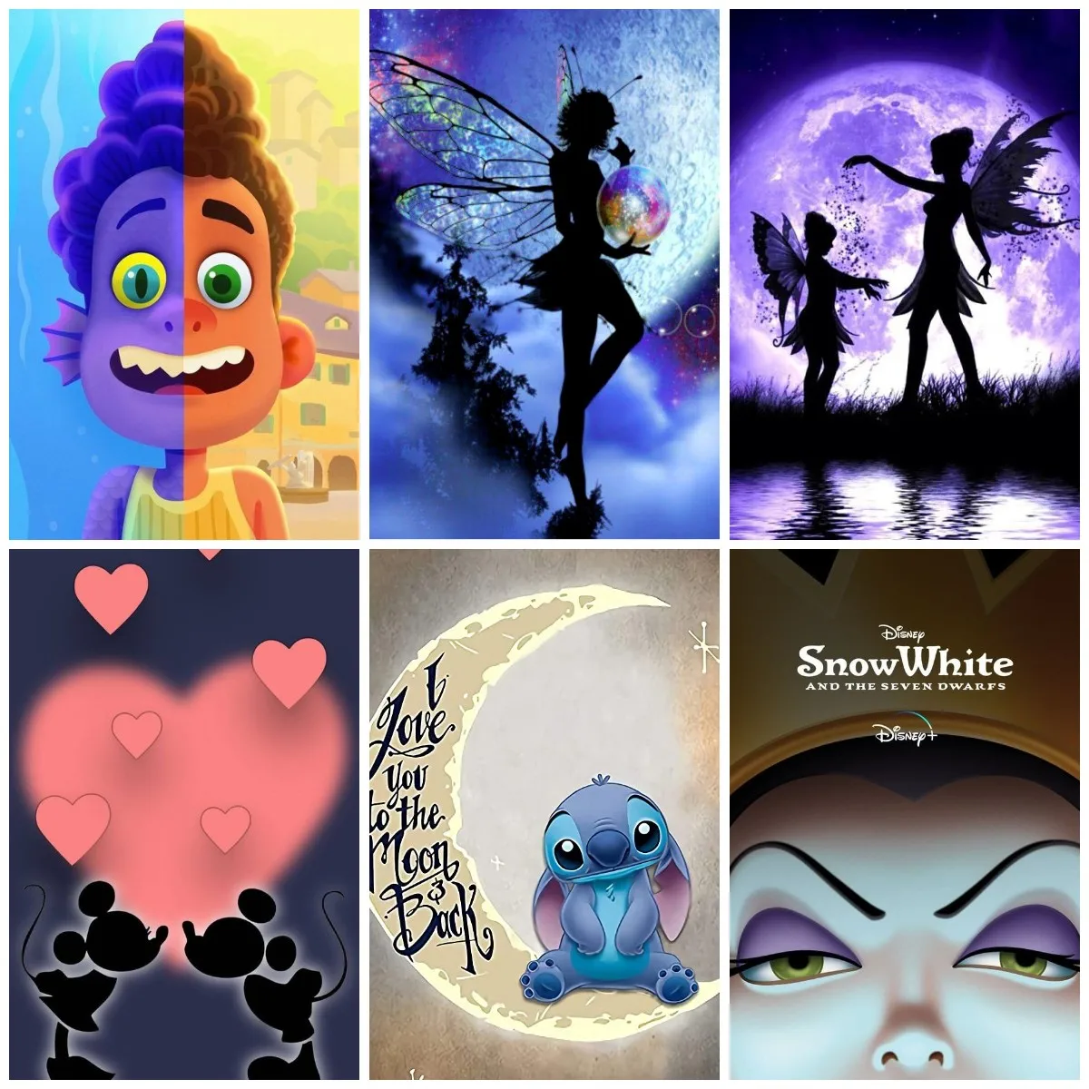 

Disney Cartoon LUCA Alberto Summer Friends 5D Diamond Painting Cross Stitch Kits Embroidery Full Drill Mosaic Resin Home Gifts