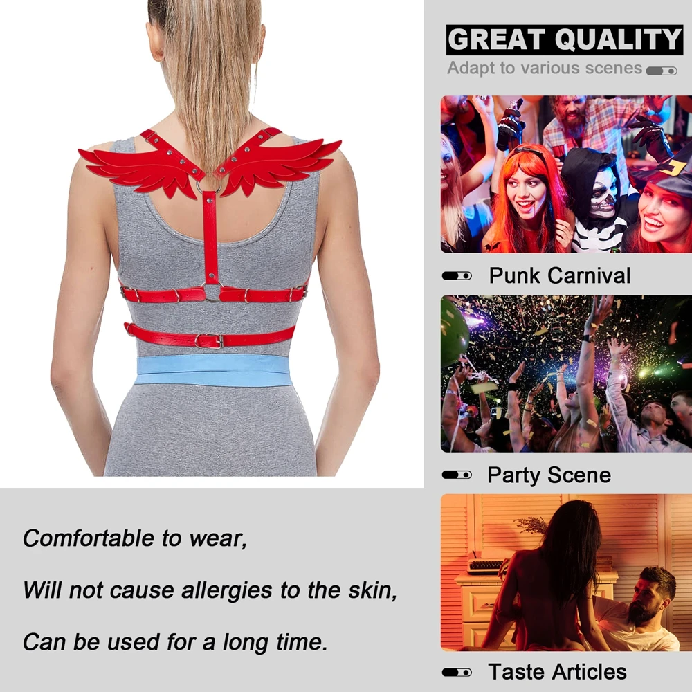 Портупея с крыльями ангела бюстгальтер на бретельках сексуальные костюмы в