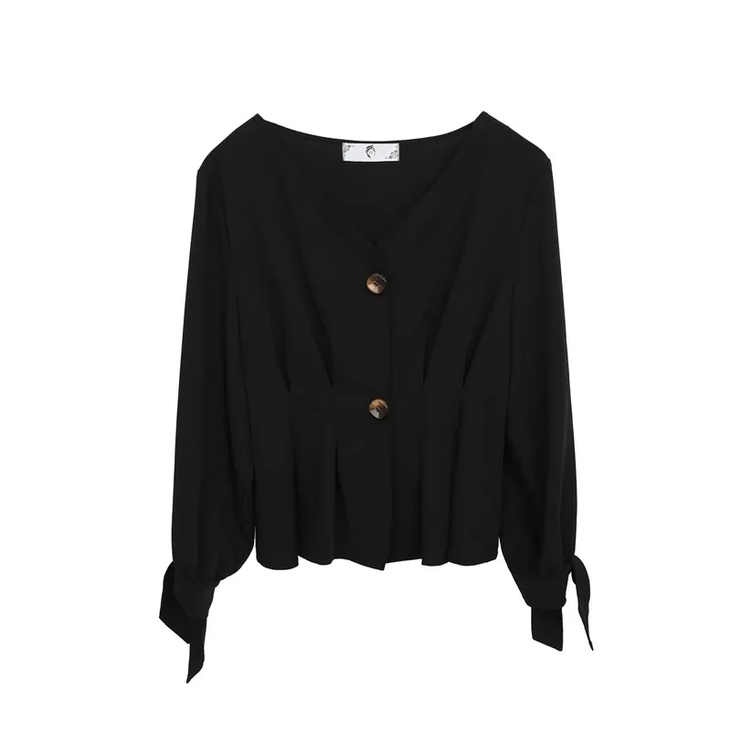 

21 spring and autumn new big yards shirt increased fertilizer pure color leisure fashion long-sleeved jacket plus size blouse