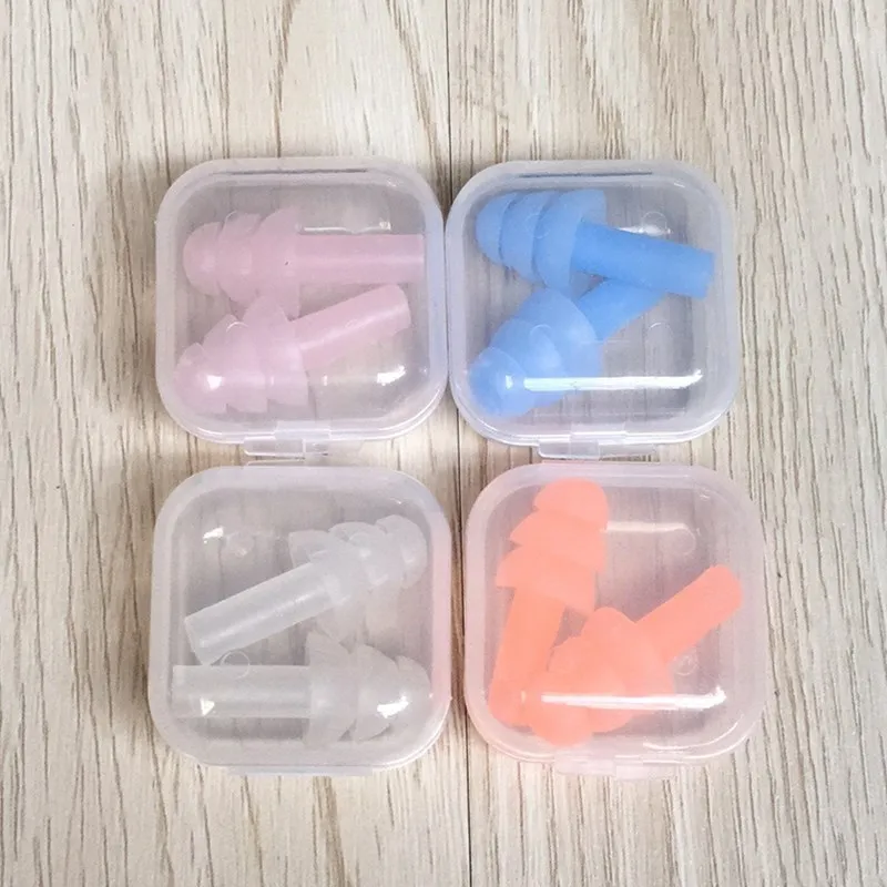 

5Pairs Silicone Sound Insulation Earplugs Anti Snoring Travel Sleeping Noise Reduction Ear Plugs Swimming Protective Earmuffs