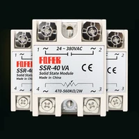 10 100a voltage ac solid state relay ssr 10va ssr 25va ssr 40va ssr 60va ssr 80va ssr 100va ctrl v 24 380v input and ac output