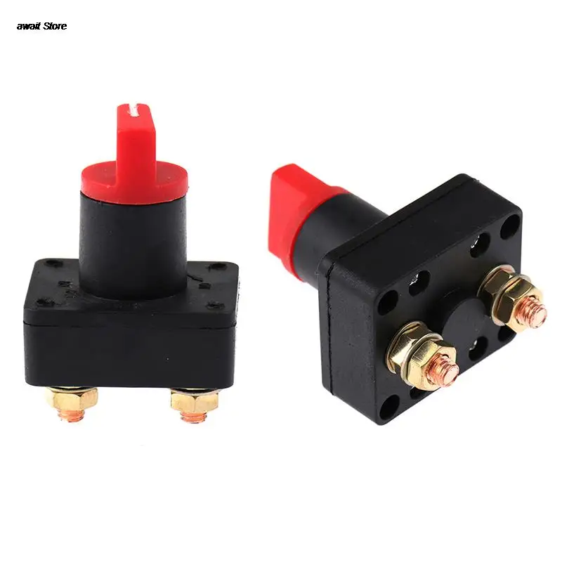 

Car Master Battery Isolator Disconnect Rotary Cut Off Power Kill Switch ON/OFF 12V 100A Battery Disconnect Kill Selector Switch