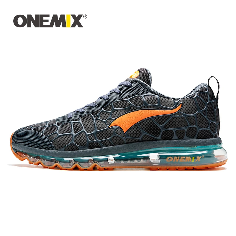 ONEMIX New Style Men Running Shoes Outdoor Leather Jogging Trekking Sneakers Summer Breathable Mesh Athletic Women Sport Shoes