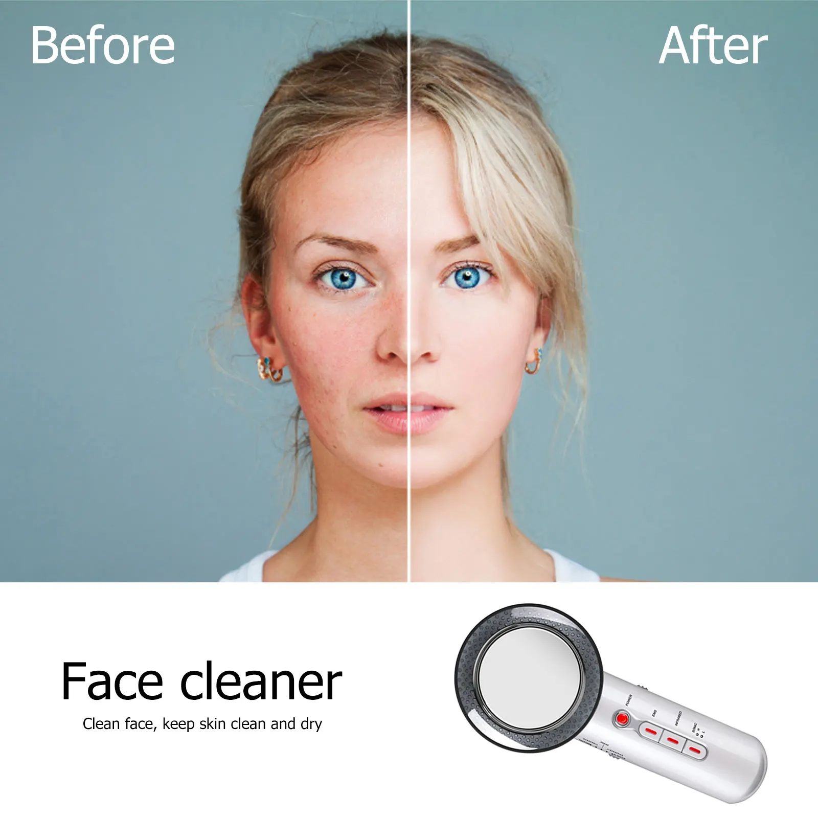 3 в 1 EMS инфракрасный ультразвуковой массажер для тела Вес потери антицеллюлитный