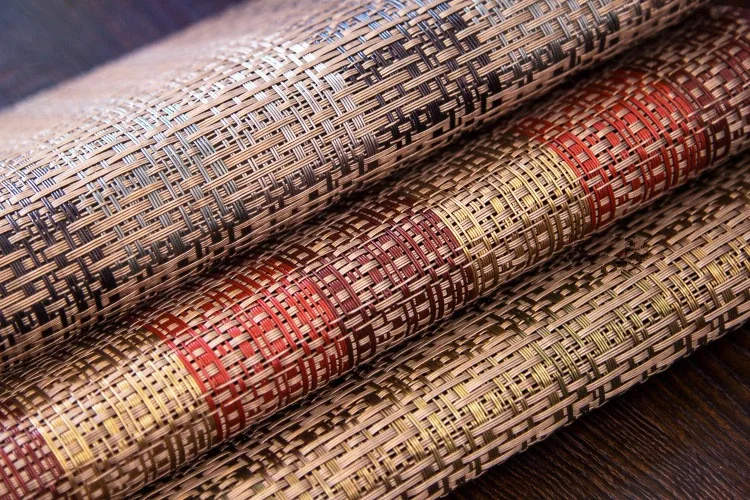 

6pcs/lot Household PVC Dining Table Placemat Europe Style Home Kitchen Tools Tableware Pad Coaster Coffee Tea Placemat OK 1074