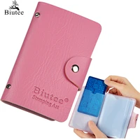 biutee 24 slots nail art stamp plate stamping plates holder storage bag durable pu leather cases stamp bag organizer