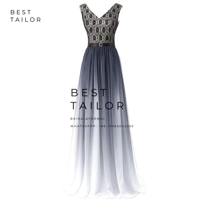 Градиентные яркие градиентные платья для подружки невесты официальные