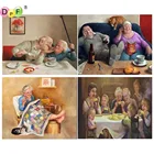 DPF 5D круглаяквадратная картина из страз, вышивка крестиком, алмазная вышивка, наборы для рукоделия, домашний декор