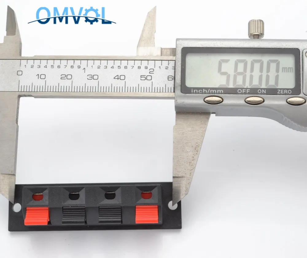 5 шт. однорядные 4 контактные позиционные разъемы для колонок|Терминалы| |