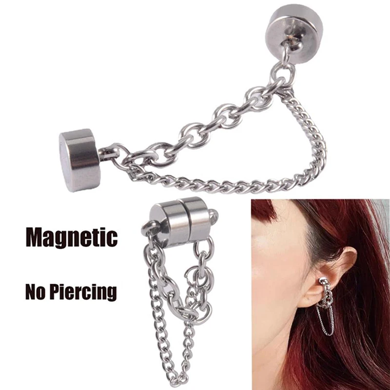 

Кольцо для имитации пирсинга носа, не проколотое магнитное перегородка, кольцо в форме подковы, магнитное кольцо для носа и уха, ювелирное и...