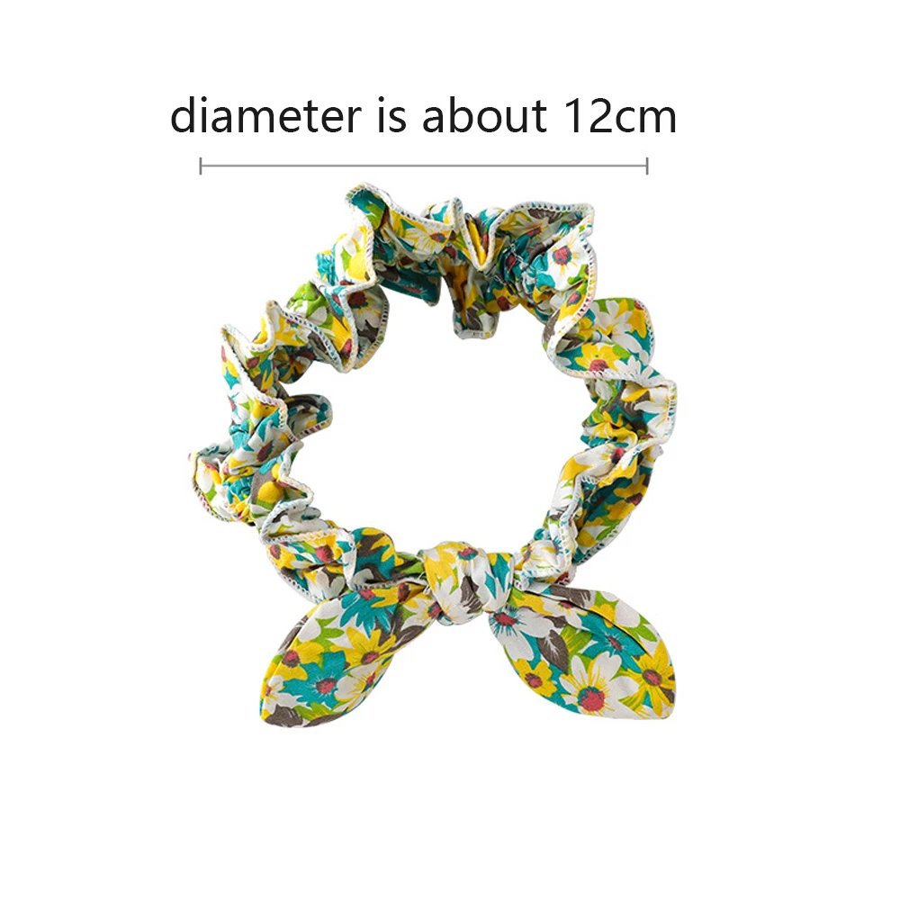 

New Elegant Flower Headband Sweet Hair Ornament Bow Hairband Turban Fashion Elastic Women Hair Accessories Washing Face Headwear