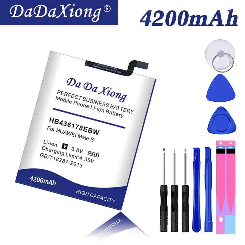 Аккумулятор DaDaXiong HB436178EBW 4200 ма · ч для Huawei Mate S CRR-CL00 CRR-UL00 | Мобильные телефоны и