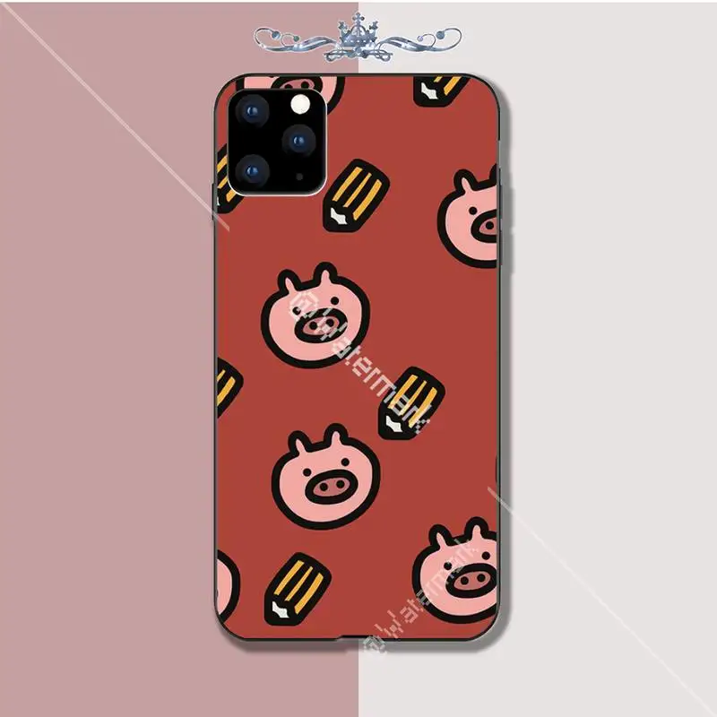 Силиконовый чехол с милыми животными для девочек телефона iphone 5s se 2020 6 6s 7 8 plus x xs max