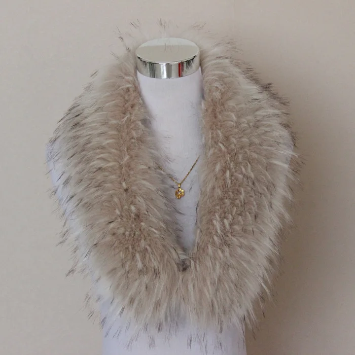 Новое поступление женский шарф с воротником из искусственного меха зимняя