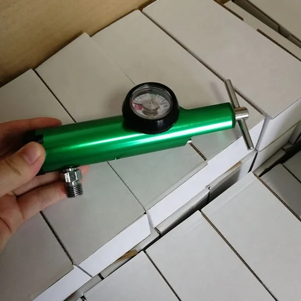 

Длинный медицинский регулятор кислорода CGA870 с выходом DISS для подключения увлажнителя