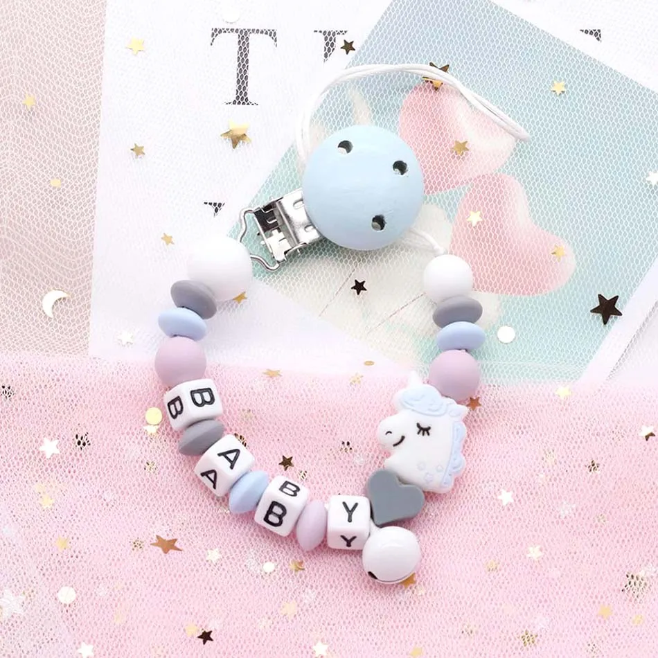 Силиконовая Цепочка держатель для соски пустышки прорезывания