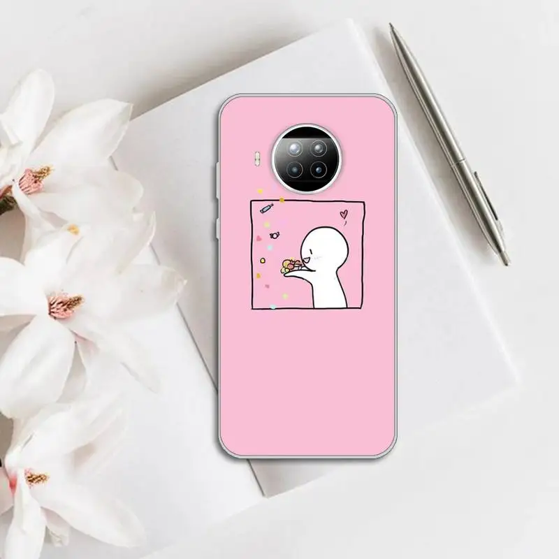 

pair of lovers bff cartoon Phone Case Transparent for Xiaomi mi note 10 8 9 t HUAWEI p30 40 11 Samsung S 8 9 10 20 pro lite