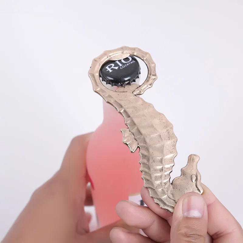 В форме морского конька открывалка для бутылок вина свадебный душ вечерние