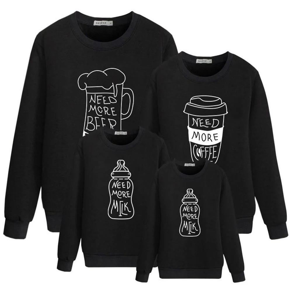 

Family Clothes Father Mother Daughter Son Matching Outfits Look New Year Kids T-shirt Clothing Mommy And Me Clothes